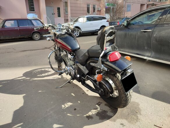1995 Honda Steed 400, чёрный, 300000 рублей - вид 6