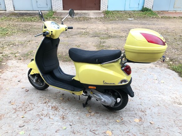 2011 Vespa LX 50, жёлтый - вид 8