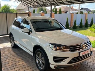 2016 Volkswagen Touareg II Рестайлинг, белый, 3600000 рублей, вид 4