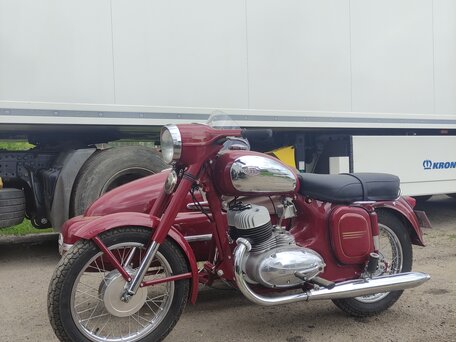 1973 Jawa 350/360, красный, 1200000 рублей, вид 3