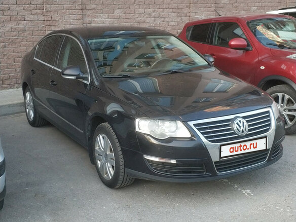 2006 Volkswagen Passat B6, чёрный - вид 3