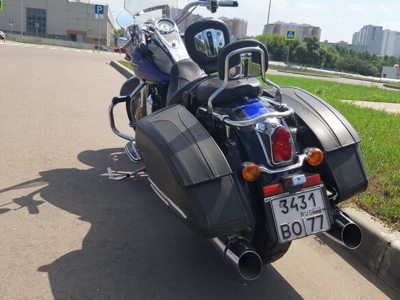 2008 Harley-Davidson Road King, синий, 809000 рублей - вид 13