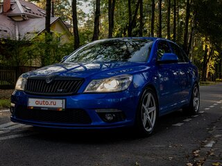 2011 Skoda Octavia RS II Рестайлинг, синий, 1200000 рублей, вид 5