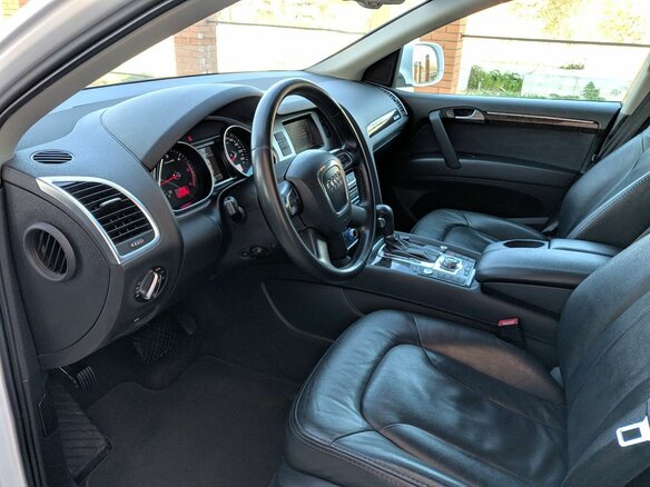2010 Audi Q7 I (4L) Рестайлинг, белый - вид 4