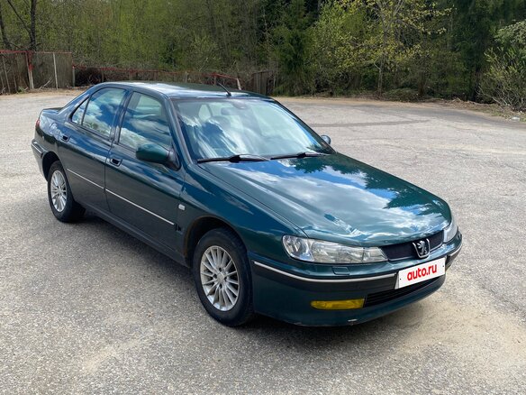 2001 Peugeot 406 I Рестайлинг, зелёный - вид 4