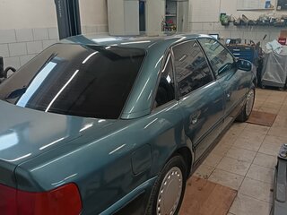 1991 Audi 100 IV (C4), голубой, 320000 рублей, вид 4