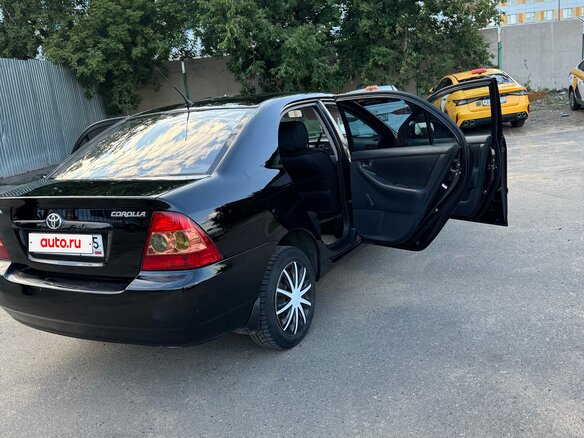 2006 Toyota Corolla IX (E120, E130) Рестайлинг, чёрный, 419000 рублей - вид 3