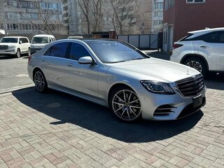 2019 Mercedes-Benz S-Класс 450 Long VI (W222, C217) Рестайлинг, серый, 7300000 рублей, вид 4