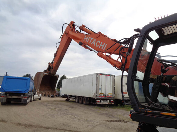 2012 Hitachi Колёсные, оранжевый - вид 3