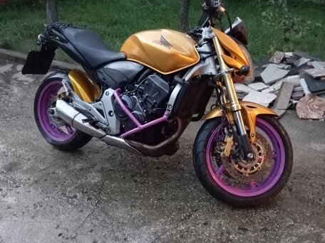 2008 Honda CB 600F Hornet, золотистый, 520000 рублей, вид 1