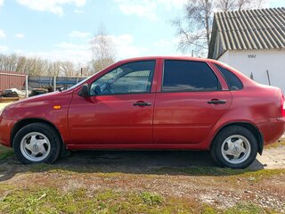 2007 Lada (ВАЗ) Kalina I, красный, 350000 рублей, вид 3
