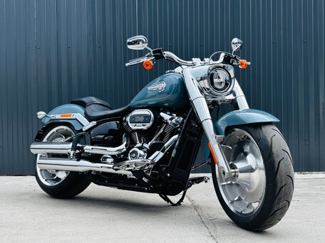 2024 Harley-Davidson Fat Boy, голубой, 3500000 рублей, вид 1
