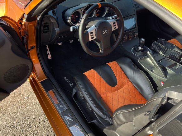 2005 Nissan 350Z I, оранжевый, 1900000 рублей - вид 6