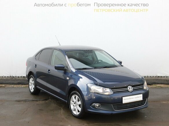 2011 Volkswagen Polo V, синий - вид 2