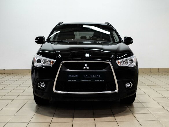 2012 Mitsubishi ASX I Рестайлинг, чёрный - вид 2