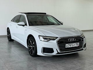 2020 Audi A6 45 TFSI V (C8), белый, 4350000 рублей, вид 3