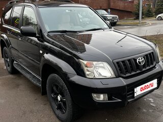 2008 Toyota Land Cruiser Prado 5-speed 120 Series Рестайлинг, чёрный, 3000000 рублей, вид 1