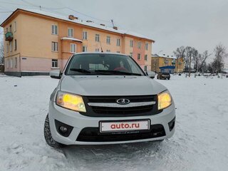2014 Lada (ВАЗ) Granta I, серебристый, 610000 рублей, вид 2