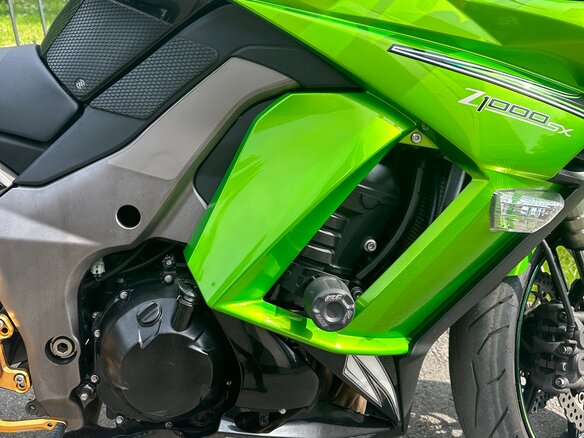2011 Kawasaki Z 1000SX, зелёный, 700000 рублей - вид 5