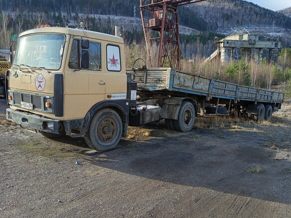 1988 МАЗ 5432, бежевый, 500000 рублей