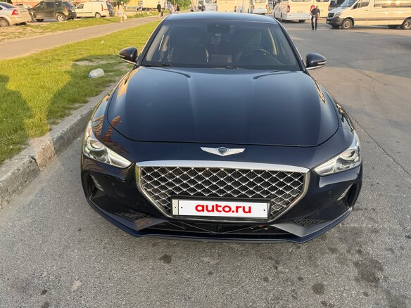 2019 Genesis G70 I, синий, 2555555 рублей