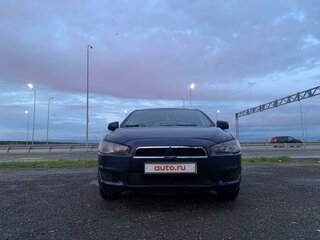 2008 Mitsubishi Lancer X, синий, 650000 рублей, вид 4