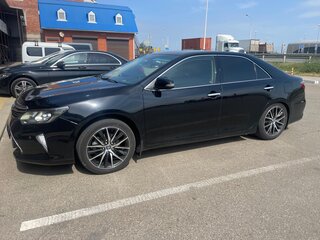 2016 Toyota Camry VII (XV50) Рестайлинг, чёрный, 2250000 рублей, вид 4