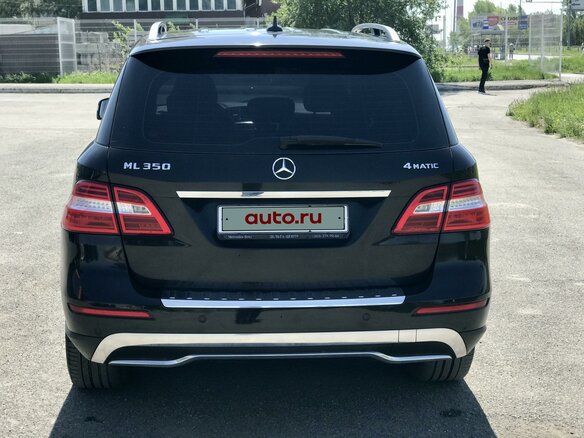 2012 Mercedes-Benz M-Класс 350 III (W166), чёрный - вид 3