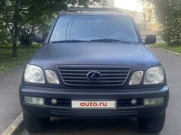 2004 Lexus LX 470 II Рестайлинг, чёрный, 2300000 рублей