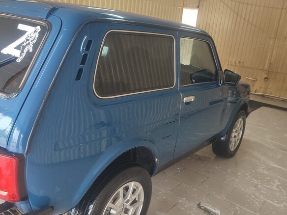 2013 Lada (ВАЗ) 2121 (4x4) I Рестайлинг, синий, 400000 рублей - вид 6