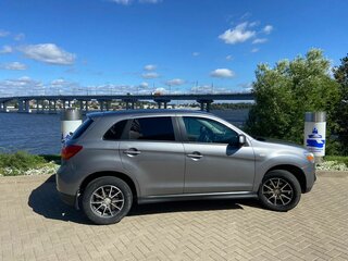 2014 Mitsubishi ASX I Рестайлинг, серый, 1200000 рублей, вид 3