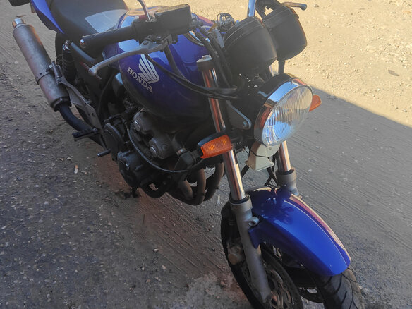 2001 Honda CB 400 Super Four, синий, 235000 рублей