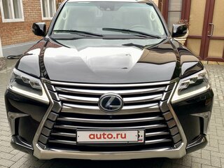 2016 Lexus LX 570 III Рестайлинг 2, чёрный, 6300000 рублей, вид 2