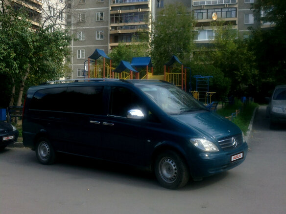 2008 Mercedes-Benz Vito 111 CDI L2 II (W639), зелёный - вид 4