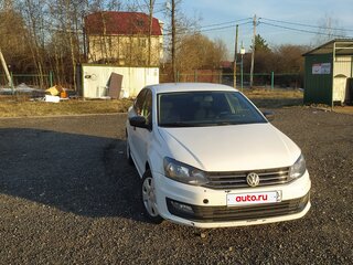 2016 Volkswagen Polo V Рестайлинг, белый, 491000 рублей, вид 2