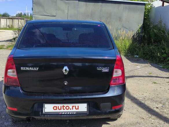2014 Renault Logan I Рестайлинг, чёрный, 500000 рублей - вид 1