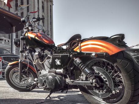 2003 Harley-Davidson Sportster 883, чёрный, 650000 рублей, вид 1