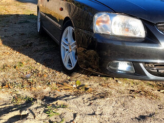 2005 Hyundai Accent ТагАЗ II, чёрный, 450000 рублей, вид 1