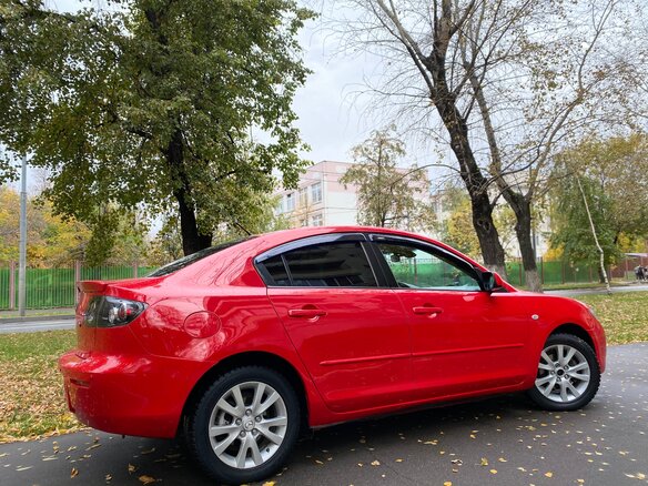 2007 Mazda 3 I (BK) Рестайлинг, красный - вид 4