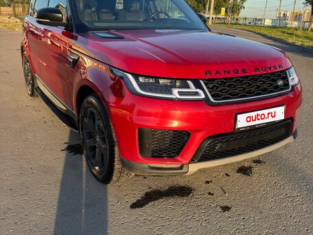 2018 Land Rover Range Rover Sport II Рестайлинг, красный, 5000000 рублей, вид 3