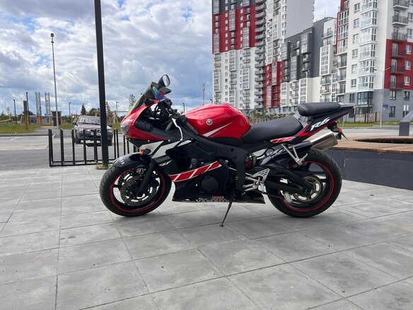 2003 Yamaha YZF-R6, пурпурный, 650000 рублей - вид 13