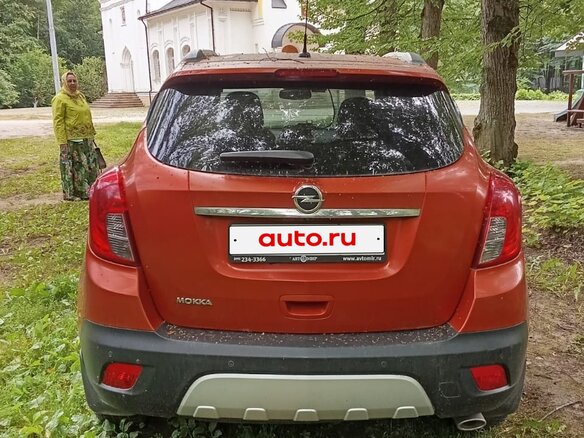 2014 Opel Mokka I, оранжевый, 1100000 рублей - вид 7