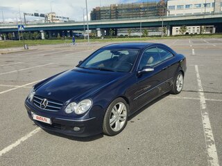 2006 Mercedes-Benz CLK-Класс 200 II (W209) Рестайлинг, синий, 1199000 рублей, вид 2