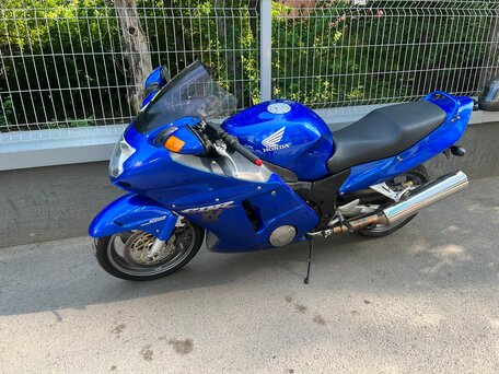 2002 Honda CBR 1100 XX, синий, 585000 рублей, вид 1