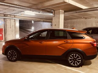 2019 Lada (ВАЗ) Vesta SW Cross I, оранжевый, 1150000 рублей, вид 5
