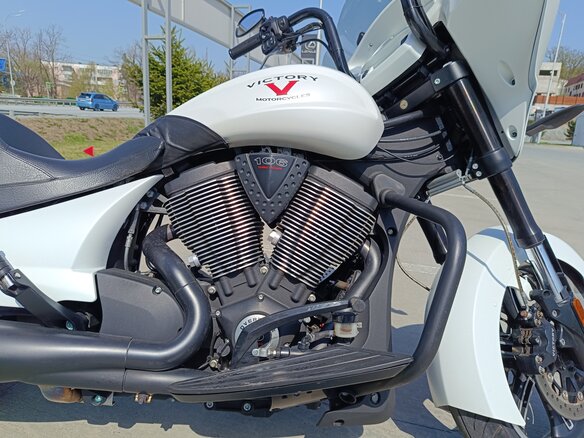 2015 Victory Cross Country, белый, 1250000 рублей - вид 10