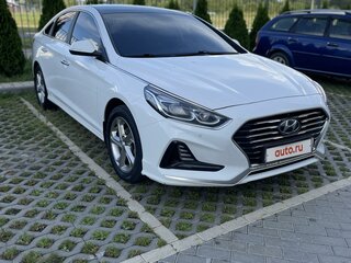 2018 Hyundai Sonata VII (LF) Рестайлинг, белый, 1760000 рублей, вид 2