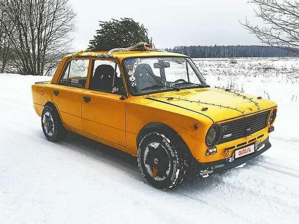 1971 Lada (ВАЗ) 2101, жёлтый - вид 11