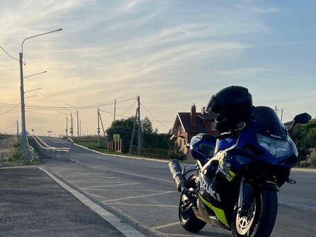 2001 Suzuki GSX-R 600, синий, 300000 рублей, вид 4