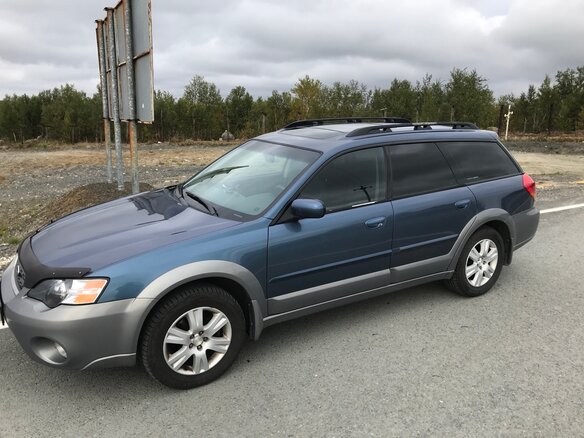 2004 Subaru Outback III, голубой, 820000 рублей - вид 4